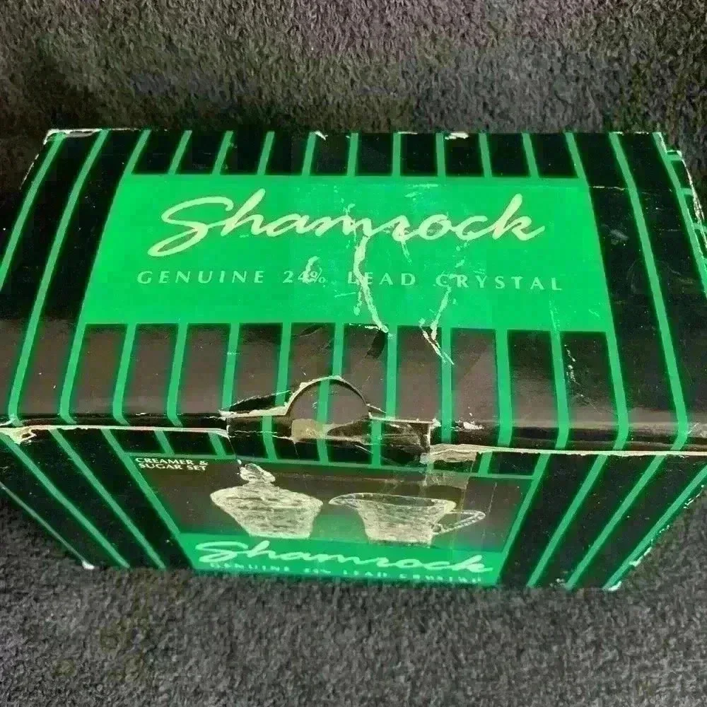 VINTAGE 1980s SHAMROCK SUGAR and CREAMER